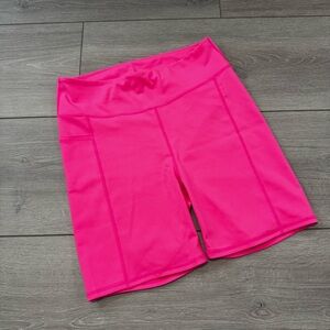 Lilly Pulitzer Luxletic Hot Pink Bike Shorts